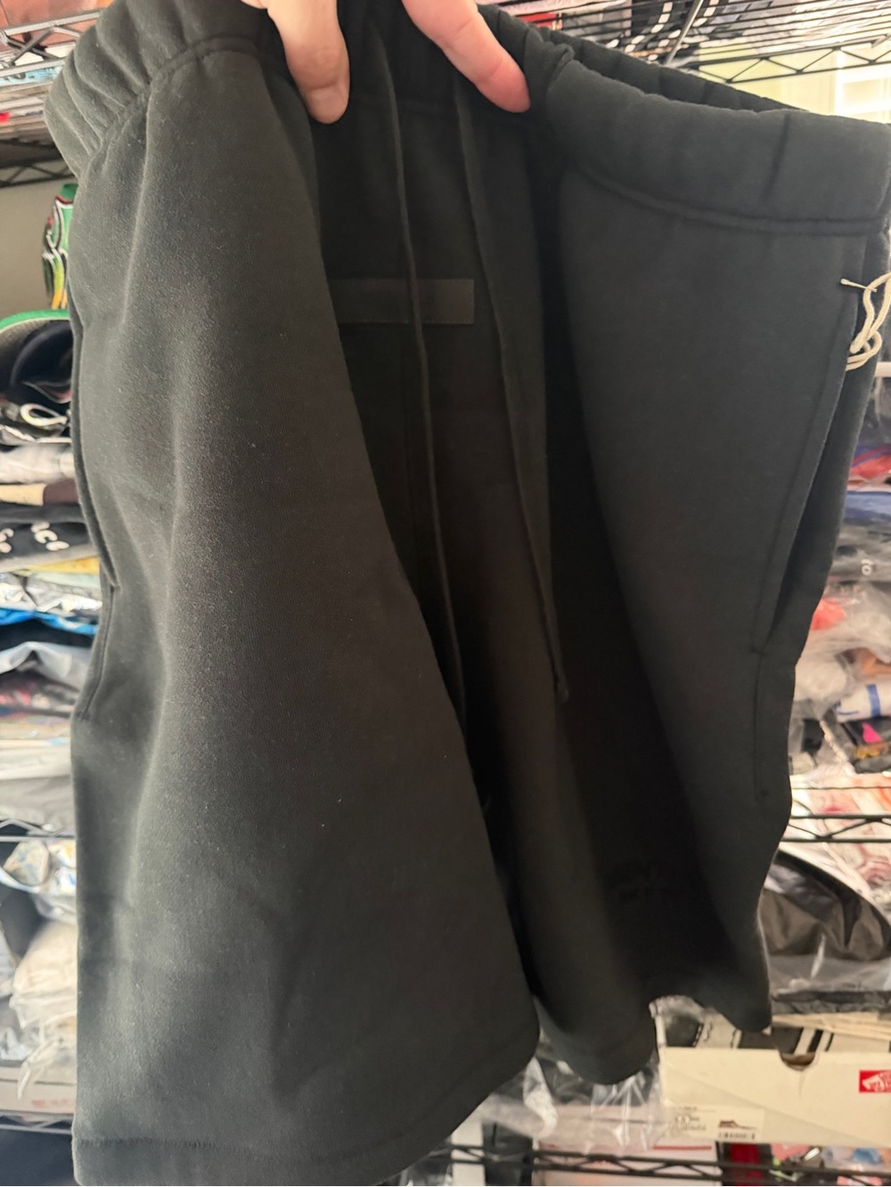 Essentials Black Kids Skort with Drawstring Waist